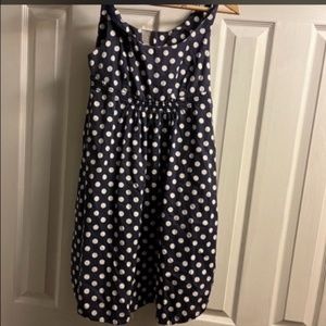 Polka dot shirt dress